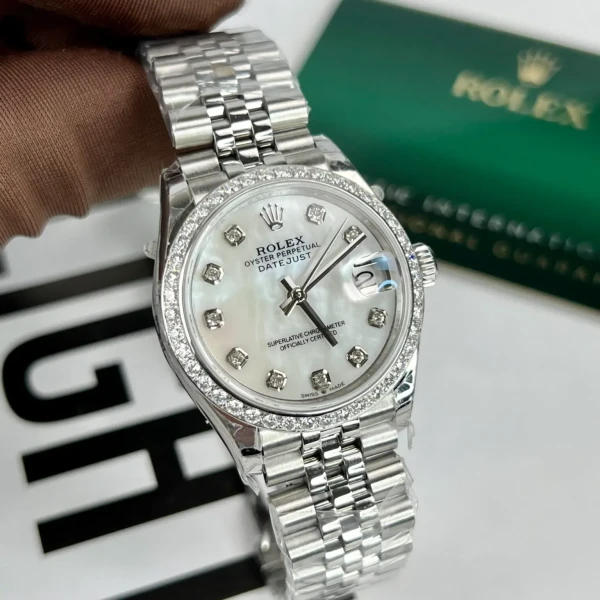 Replica Rolex Datejust Mother of Pearl – White Dial 116244 36 mm