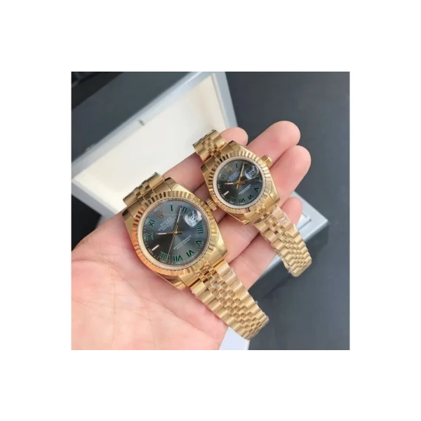 Replica Rolex Datejust RG/RG Jubilee Bracelet 36/28 mm