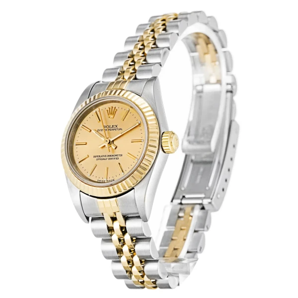 Replica Rolex Oyster Perpetual Lady Gold Dial 76193 24 mm