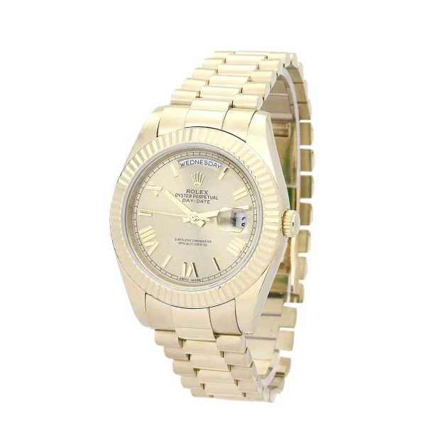 Replica Rolex Day-Date II Gold Dial 218238 40 mm