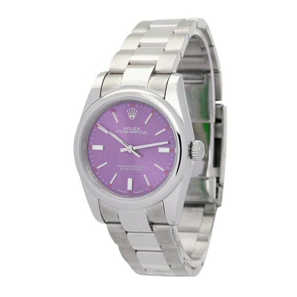 Replica Rolex Oyster Perpetual Lady Purple Dial 177200 31 mm