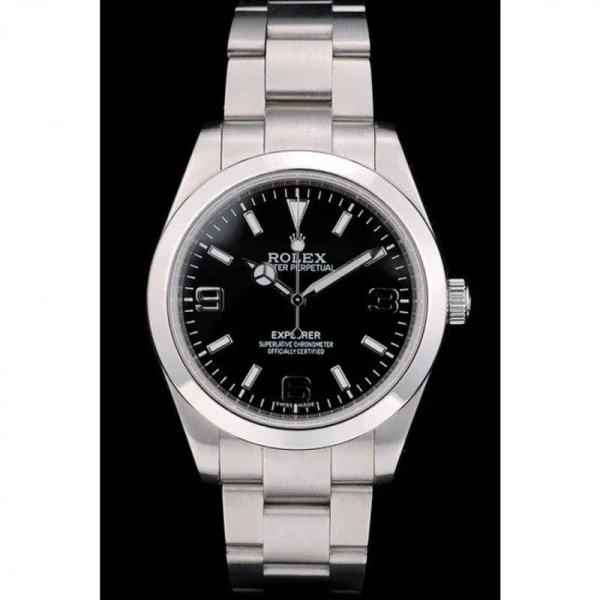 Superclone Rolex Explorer Black Dial 42002