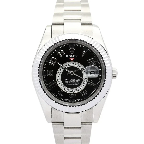 Replica Rolex Sky-Dweller Black Dial 326938