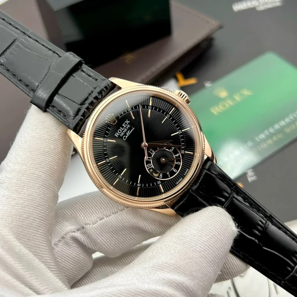 Replica Rolex Cellini Black Dial 50525