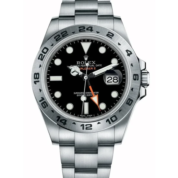 Replica Rolex Explorer II Black Dial 216570 BKSO