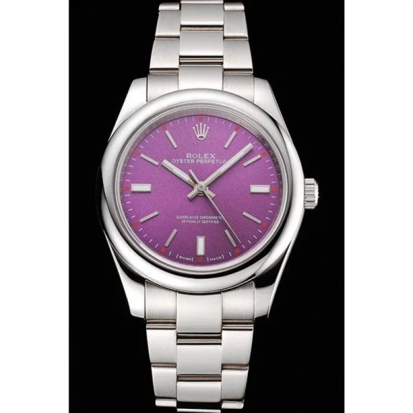 Replica Rolex Oyster Perpetual Date Purple Dial REP016834 41 mm