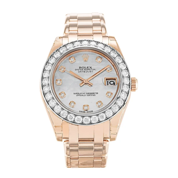 Replica Rolex Pearlmaster Mother of Pearl Dial 81285