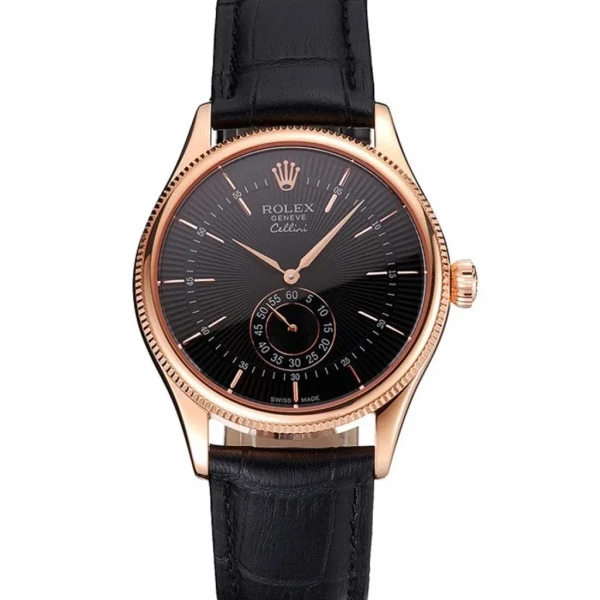Superclone Rolex Cellini Black Dial REP016792