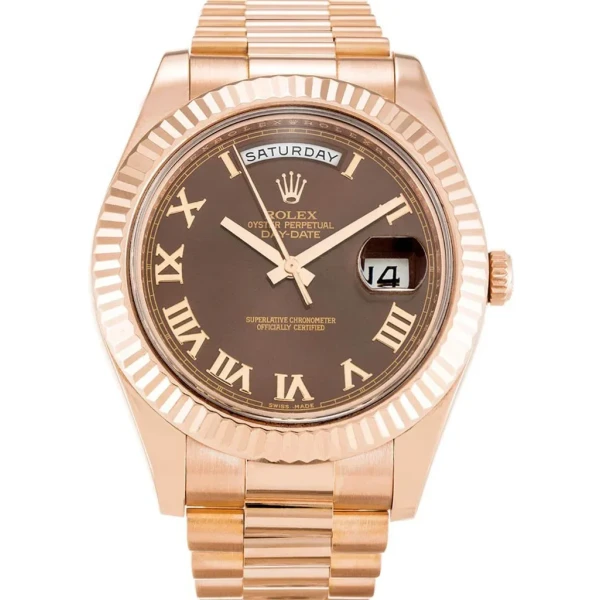 Replica Rolex Day-Date II Chocolate Dial 218235 40 mm