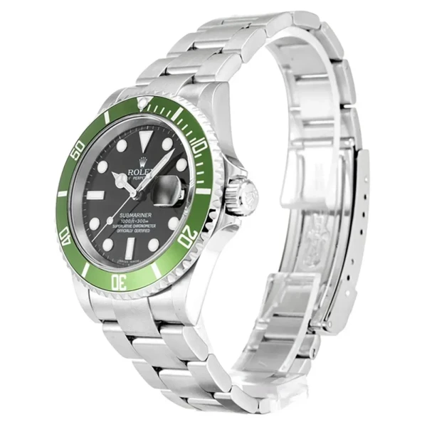 Replica Rolex Submariner Black Dial 16610LV “Kermit”
