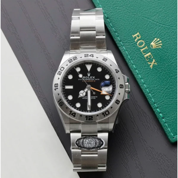 Replica Rolex Explorer II Black Dial 216570 BKSO