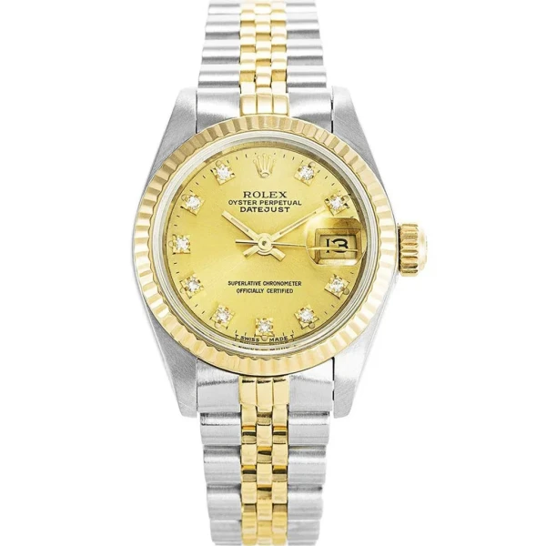 Replica Rolex Datejust Gold Dial 69173-2 26 mm