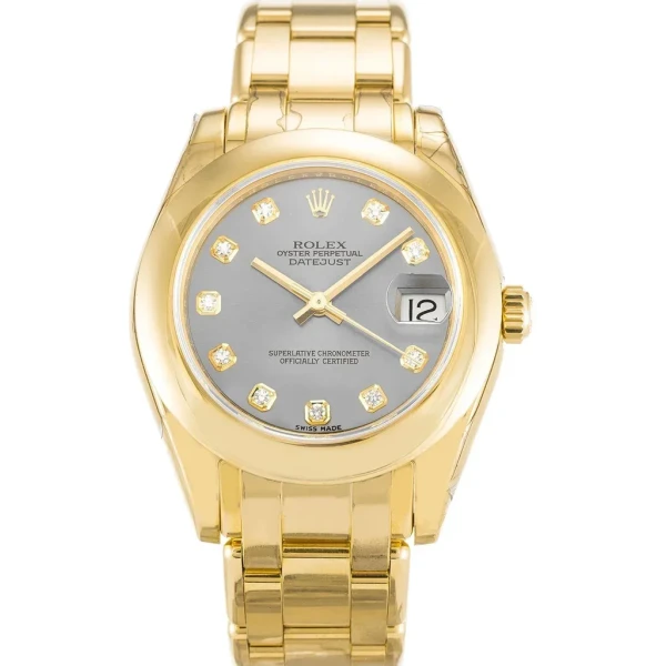 Replica Rolex Pearlmaster Silver Dial 81208