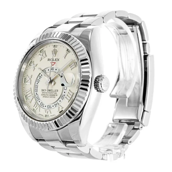 Replica Rolex Sky-Dweller Silver Dial 326939