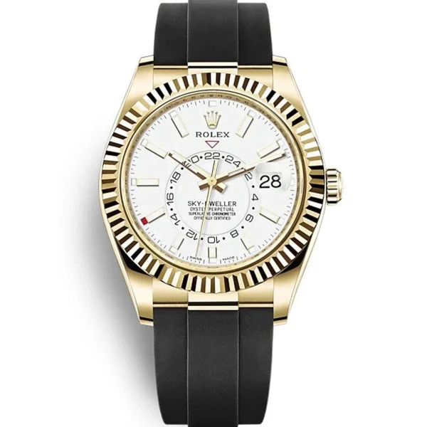 Replica Rolex Sky-Dweller White Dial 326238