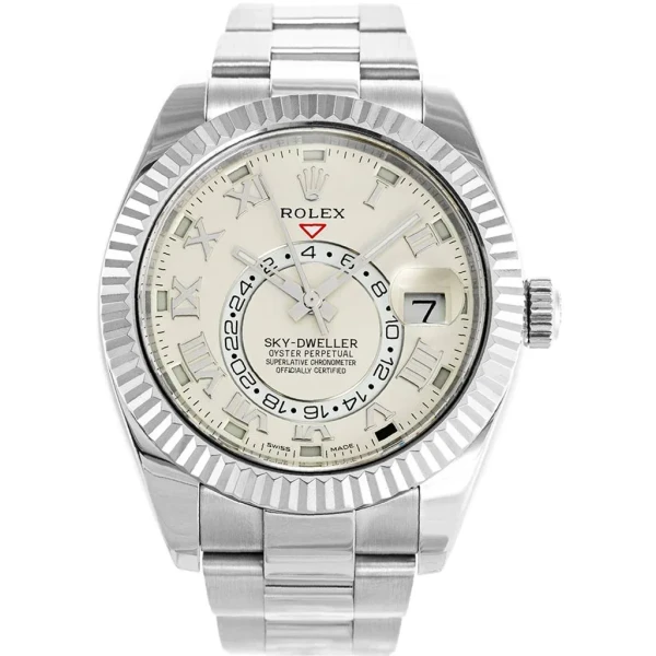 Replica Rolex Sky-Dweller Silver Dial 326939