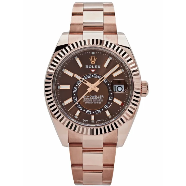 Replica Rolex Sky-Dweller Chocolate Dial 326935