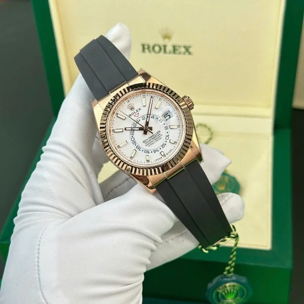 Replica Rolex Sky-Dweller White Dial 326235